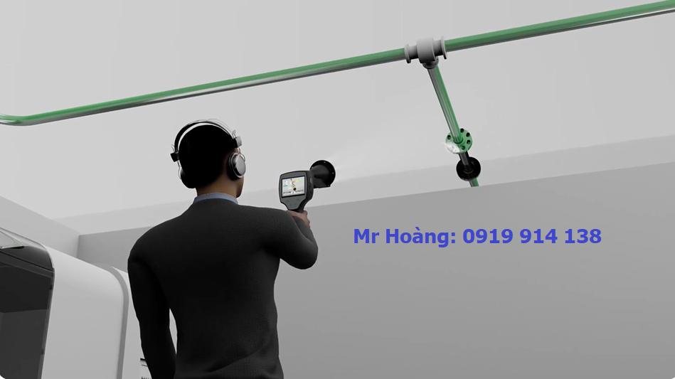 Phát hiện rò rỉ khí nén bằng camera siêu âm LD50